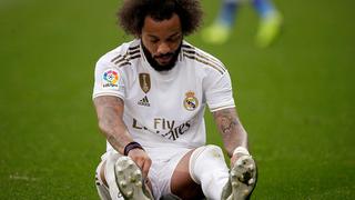 Uno más que cae en Real Madrid: Marcelo tiene lesión en el sóleo y es duda para el Clásico contra Barcelona