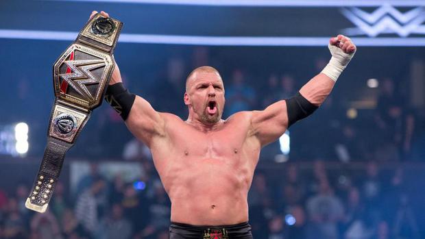 Triple H hizo cuatro eliminaciones para ganar el Royal Rumble y el título en 2016. (Foto: WWE)
