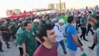 Directo al orgullo de Messi: hinchas de Arabia Saudita celebraron triunfo a lo ‘CR7′ [VIDEO]