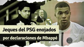 Declaraciones de Mbappé enojan a los jeques del PSG