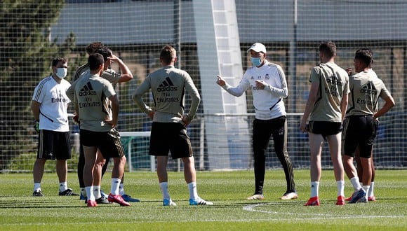 El plantel de Zidane vuelve a los entrenamientos desde este lunes. (Foto: Real Madrid)