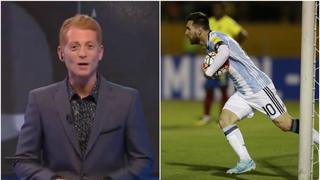 Se rinde ante él: Liberman y el mensaje de agradecimiento a Lionel Messi luego de sus goles a Ecuador