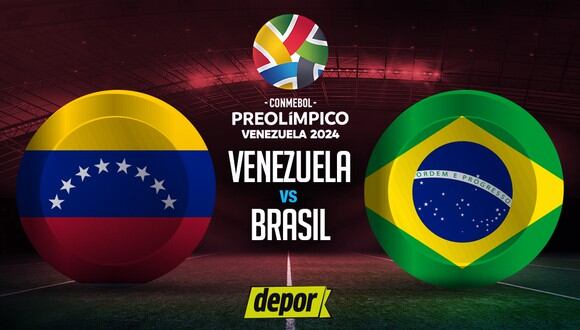 A qué hora juegan Venezuela vs. Brasil y en qué canal ver partido por Preolímpico Sub 23. (Diseño: Depor)