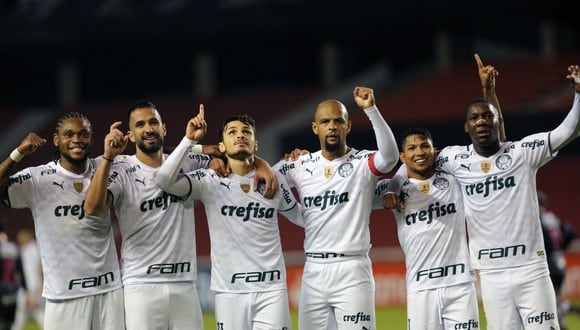 Palmeiras selló su clasificación a los octavos de final de la Copa Libertadores. (Foto: Conmebol)