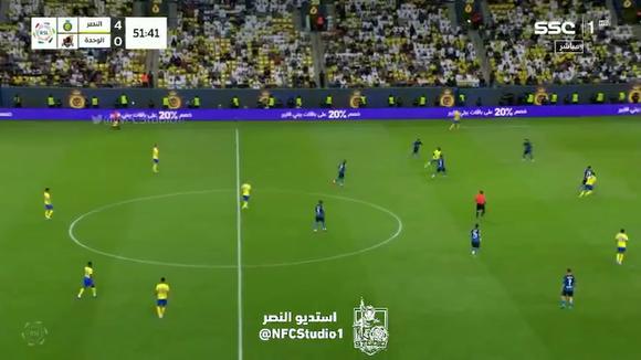 Cristiano Ronaldo y el gol del hat-trick vs. Al Whada. (Video: SSC)