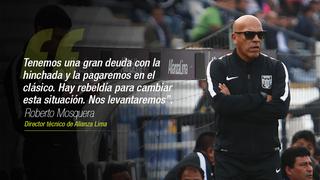 Alianza Lima frente a Universitario: las frases de la semana sobre el clásico