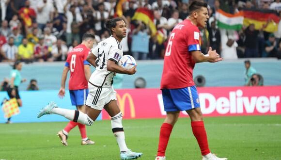 Serge Gnabry anotó el 1-0 de Alemania ante Costa Rica por el Mundial Qatar 2022. (Foto: Getty Images)