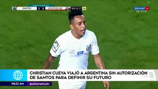 Christian Cueva viajó a Argentina sin permiso y su club tomaría esta decisión