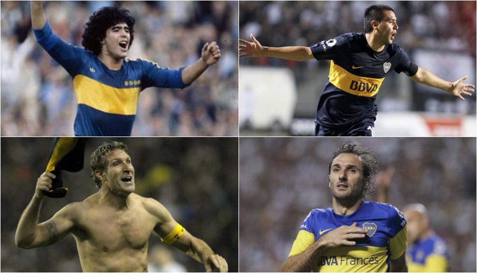 Este es el once ideal histórica de Boca Juniors (Difusión).
