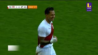 A la hinchada: el gol de Gianluca Lapadula para el 1-0 de Perú vs. Nueva Zelanda