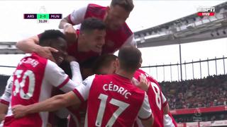 Saka, de penal: así fue el 2-0 de Arsenal ante Manchester United en Emirates [VIDEO]