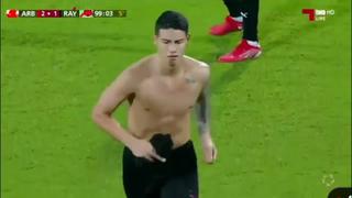 Se volvió loco: James Rodríguez vio la roja en Al Rayyan vs. Al Arabi [VIDEO]