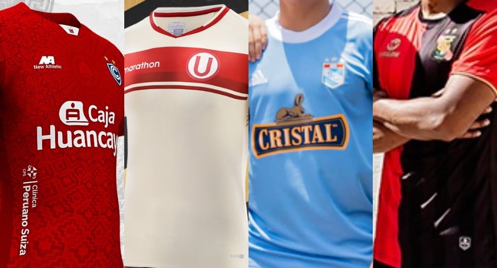 Las nuevas camisetas de los equipos de la Liga 1 (Foto: prensa del club)