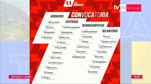 Esta es la lista de convocados de Jorge Fossati a la Selección Peruana. (Video: TVPerú)