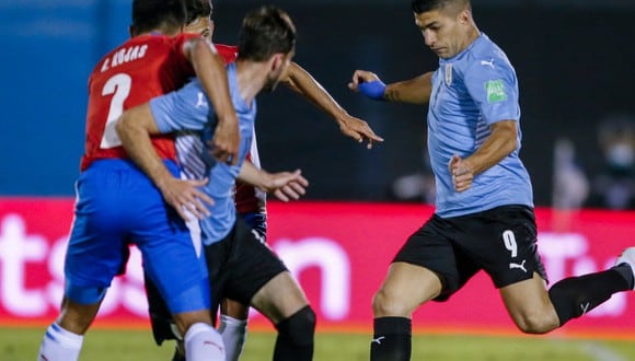 Uruguay empató 0-0 con Paraguay por Eliminatorias Qatar 2022 en Montevideo (Foto: AFP)