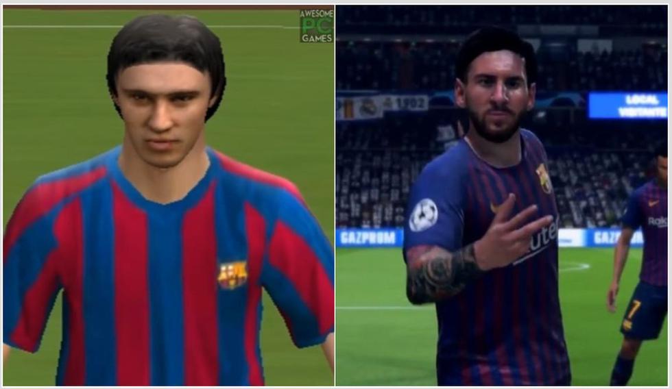 La evolución de Lionel Messi, desde el 2006 hasta el 2020 en el videojuego FIFA de EASports.