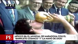 Diego Maradona: el legendario gol de ‘la manos de Dios’ a Inglaterra en México-86