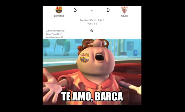 Los mejores memes de la remontada del Barcelona en la Copa del Rey. (Memedeportes)