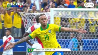 Ya es goleada en Sao Paulo: Pedro Gallese volvió a fallar y Everton marcó el tercero de Brasil [VIDEO]