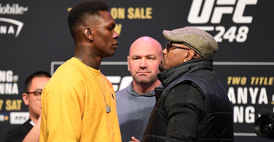 UFC 248: fecha, horarios y canales del Israel Adesanya vs Yoel Romero por el título mediano desde Las Vegas. (Getty Images)