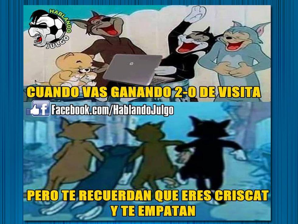 Los memes se burlan del empate de Sporting Cristal ante Ayacucho FC. (Facebook)