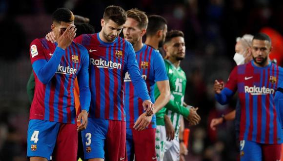 Barcelona perdió 1-0 ante Betis en Camp Nou por la fecha 16 de LaLiga. (Foto: EFE)