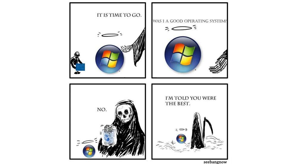 Windows 7 Viral Los mejores memes tras la 'fin' del sistema