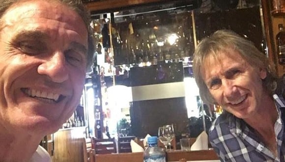 Ricardo Gareca recordó su paso de Boca Juniors a River Plate junto a Óscar Ruggeri. (Foto: Instagram)