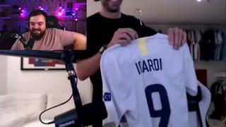 “Esa hay que quitarla”: Ibai y Piqué bromearon con la camiseta de Icardi [VIDEO]