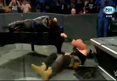 ¡Mostró su poder! Braun Strowman lanzó a Shinsuke Nakamura sobre un piano y ganó la pelea por equipos junto a Elias [VIDEO]