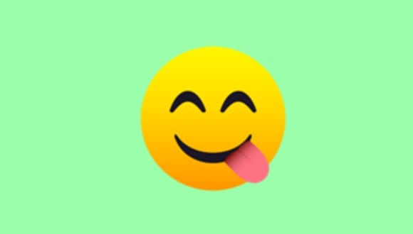 Si te mandaron el emoji de la carita con la lengua a un lado es tiempo de que conozcas su significado en WhatsApp. (Foto: Emojipedia)