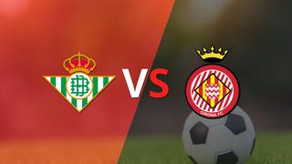 Al comienzo del segundo tiempo, Betis y Girona empatan 1-1