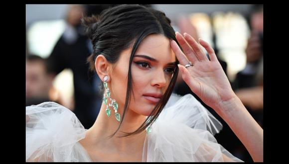 Kendall Jenner subió una foto a Instagram Stories que causó revuelo entre sus fans. (AFP)