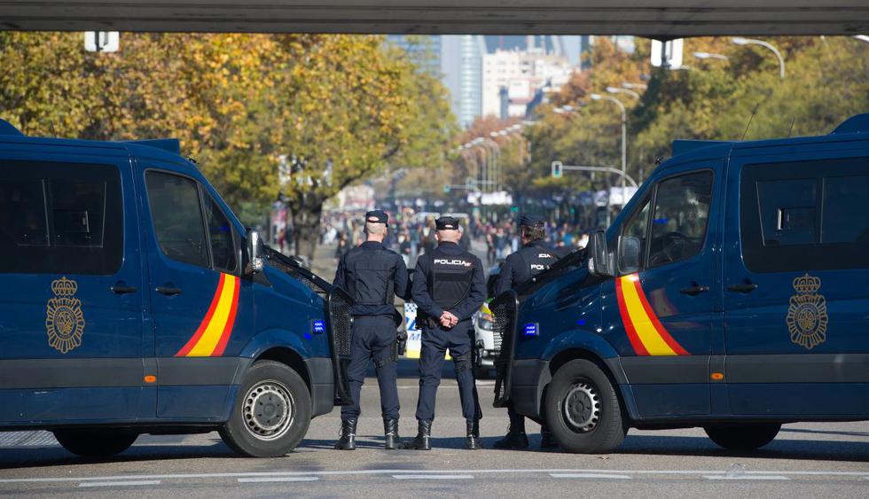 River vs. Boca: el impresionante operativo de seguridad en el Santiago Bernabéu. (AFP / Reuters)