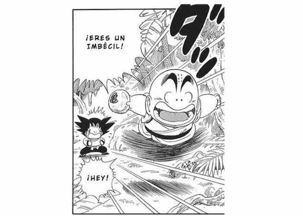 Krillin engaña al pequeño a Goku para ganar el desafío que les impuso el Maestro Roshi (Foto: Akira Toriyama)