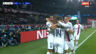 ¡Ayy, Courtois! Complicidad del belga para gol de Di María en el Real Madrid vs. PSG [VIDEO]