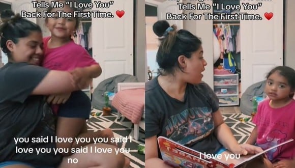 VIDEO VIRAL | La mamá de 29 años no podía creer que su hija abriera su corazón a su mamita. (Foto: @mamajenisse/TikTok)