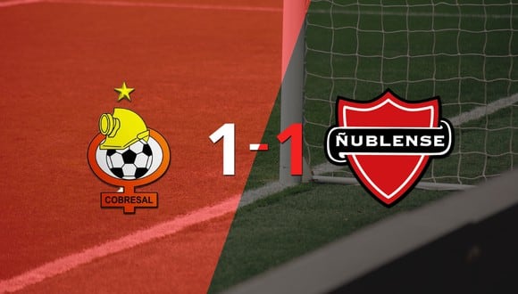 Cobresal y Ñublense se repartieron los puntos en un 1 a 1