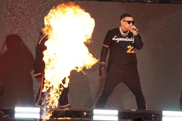 Daddy Yankee durante su concierto en Lima (Fotos: Alonso Chero / El Comercio)