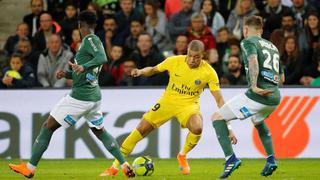 PSG empató 1-1 con Saint Etienne en el Geoffroy-Guichard por la jornada 32 de Ligue 1