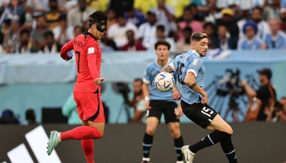 Uruguay vs. Corea del Sur en partido por fecha 1 del Mundial Qatar 2022. (Foto: Daniel Apuy/GEC)