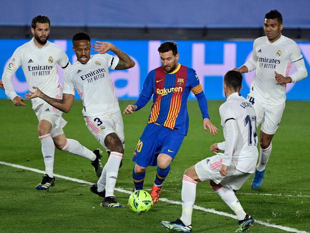 Lionel Messi es el máximo goleador del clásico entre Barcelona y Real Madrid. (Foto: AFP)
