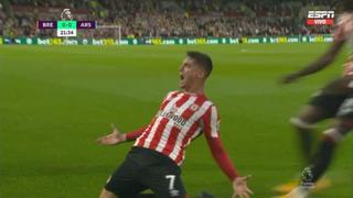 El estreno en la Premier: Brentford se luce un golazo ante el Arsenal [VIDEO]