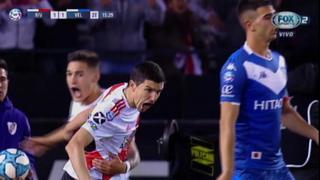 ¡Estallido 'Monumental'! Ignacio Fernández anota el 1-1 de River Plate sobre Vélez por Superliga [VIDEO]