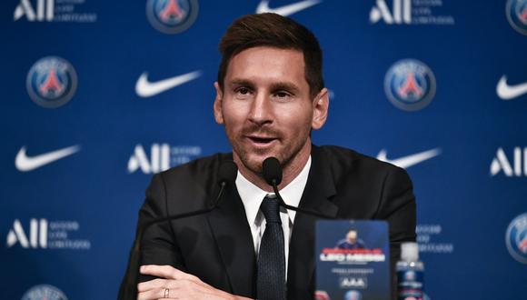 Lionel Messi fue presentado en el PSG: “Estoy muy feliz e ilusionado con  este plantel” | FC Barcelona | Messi en París | NCZD | FUTBOL-INTERNACIONAL  | DEPOR