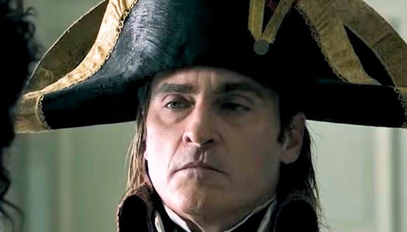 Joaquin Phoenix como Napoleón Bonaparte en el largometraje (Foto: Sony Pictures)
