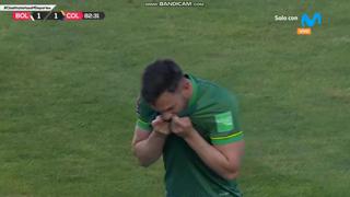 Espectacular: el golazo de Saucedo para el 1-1 de Bolivia vs. Colombia en La Paz [VIDEO]