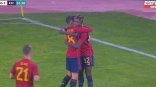 Para cerrarlo: Nico Williams marcó el 3-0 de España vs. Jordania [VIDEO]