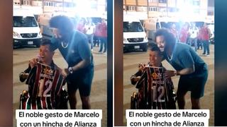 Video Viral: El noble gesto de Marcelo a hincha de Alianza Lima