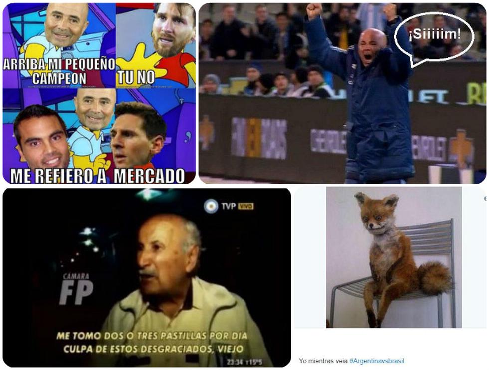 Los mejores memes del Argentina vs. Brasil por amistoso.